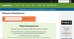 Desktop Screenshot of pearland.com